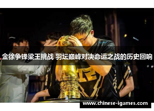 金徐争锋梁王挑战 羽坛巅峰对决命运之战的历史回响